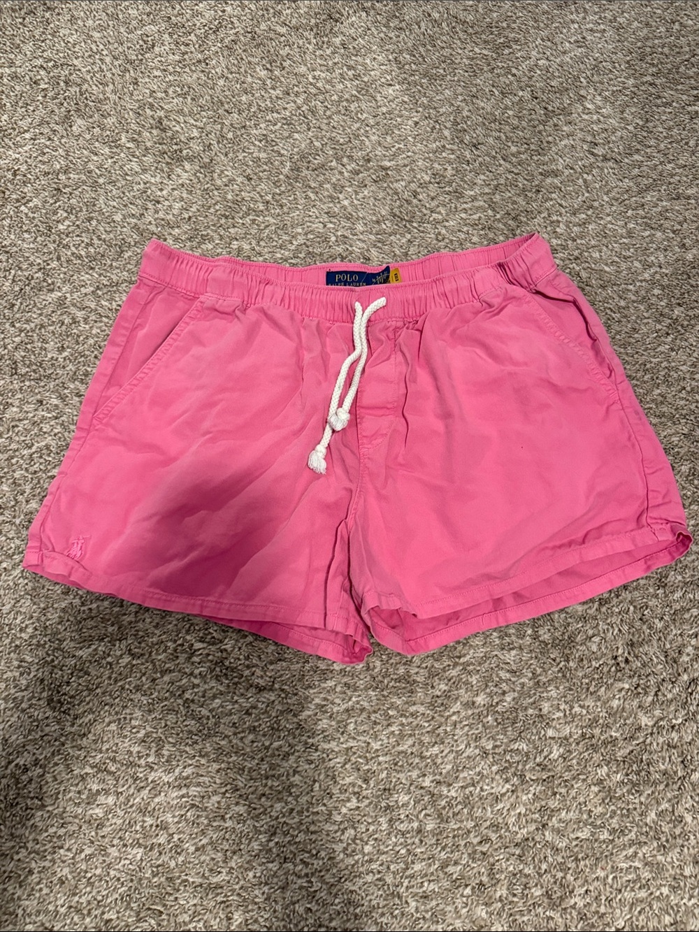 Polo by Ralph Lauren Hot Pink Drawstring Women's Shorts